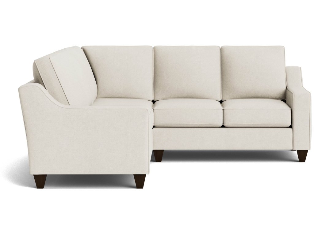 True Custom® Wide Slope Arm L-Shaped Sectional - image 1