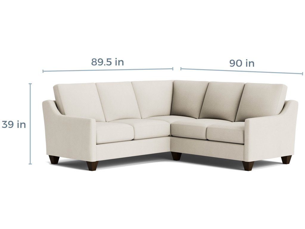 True Custom® Slope Arm L-Shaped Sectional - image 4