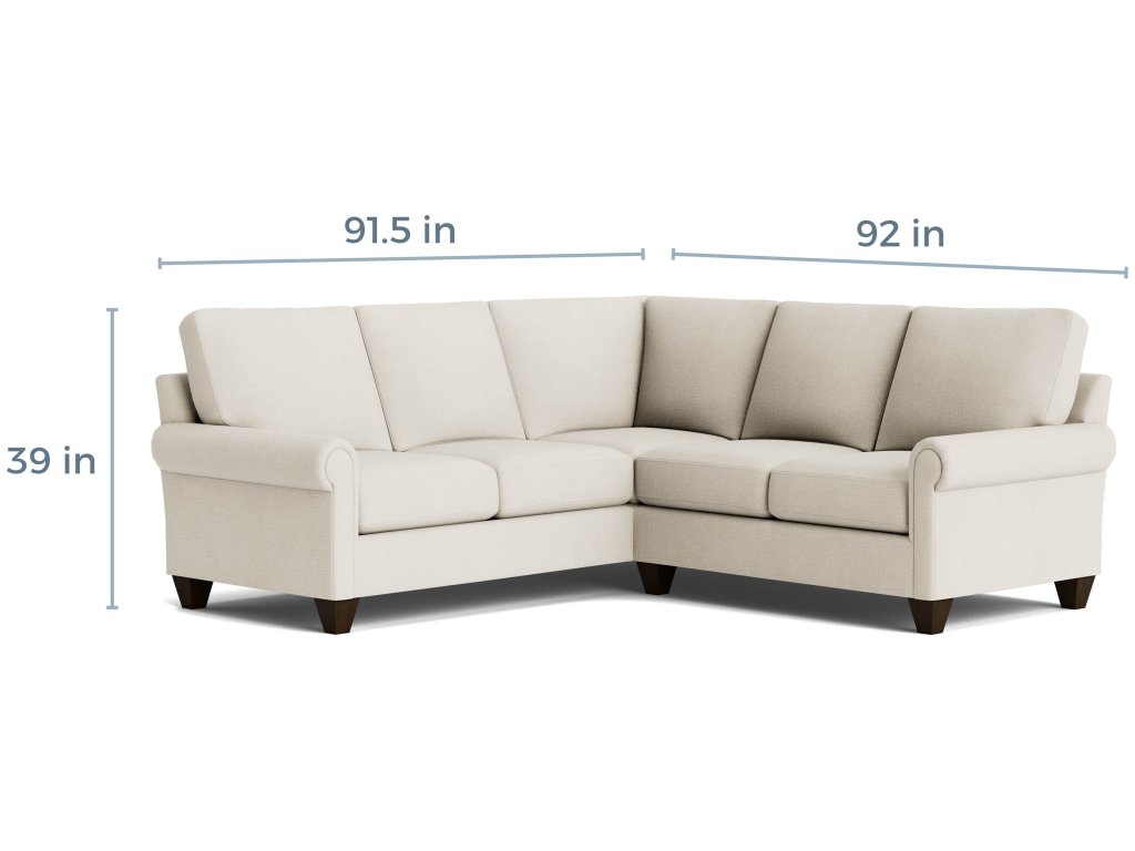 True Custom® Panel Arm L-Shaped Sectional - image 4