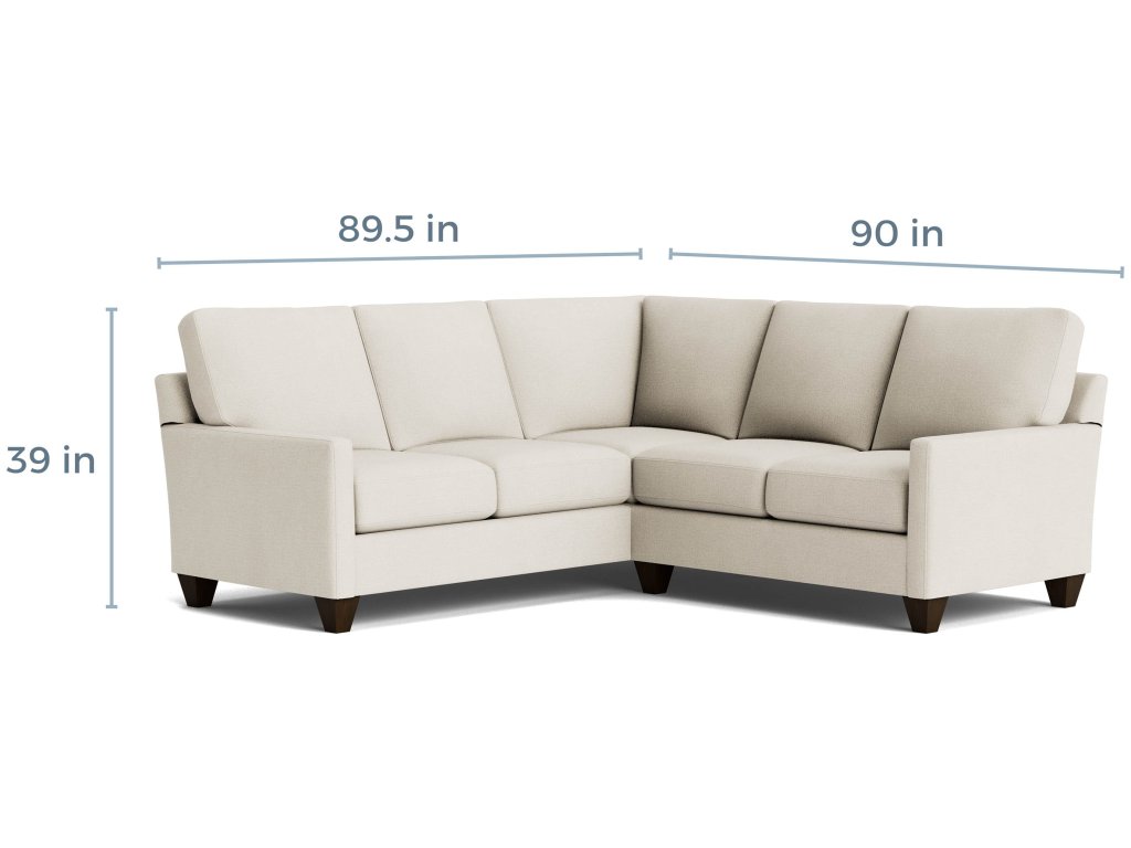 True Custom® Track Arm L-Shaped Sectional - image 4