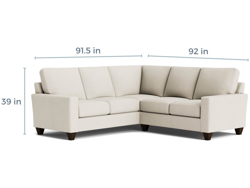 True Custom® Large Track Arm L-Shaped Sectional - image 4