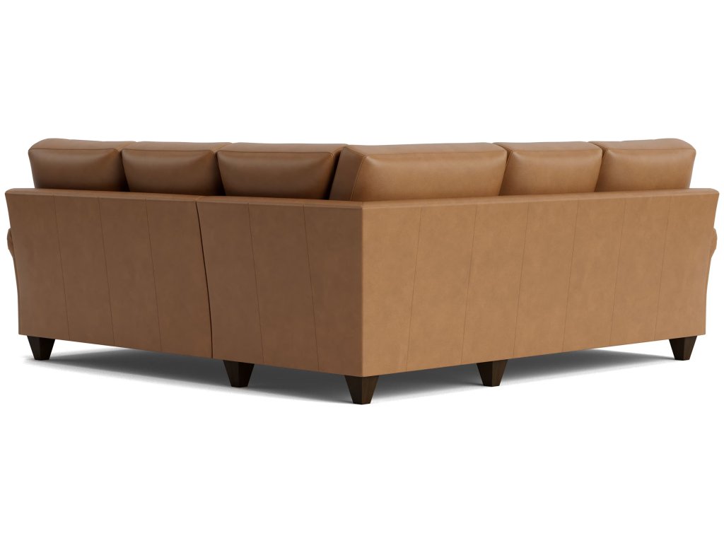 True Custom® Leather Panel Arm L-Shaped Sectional - image 2