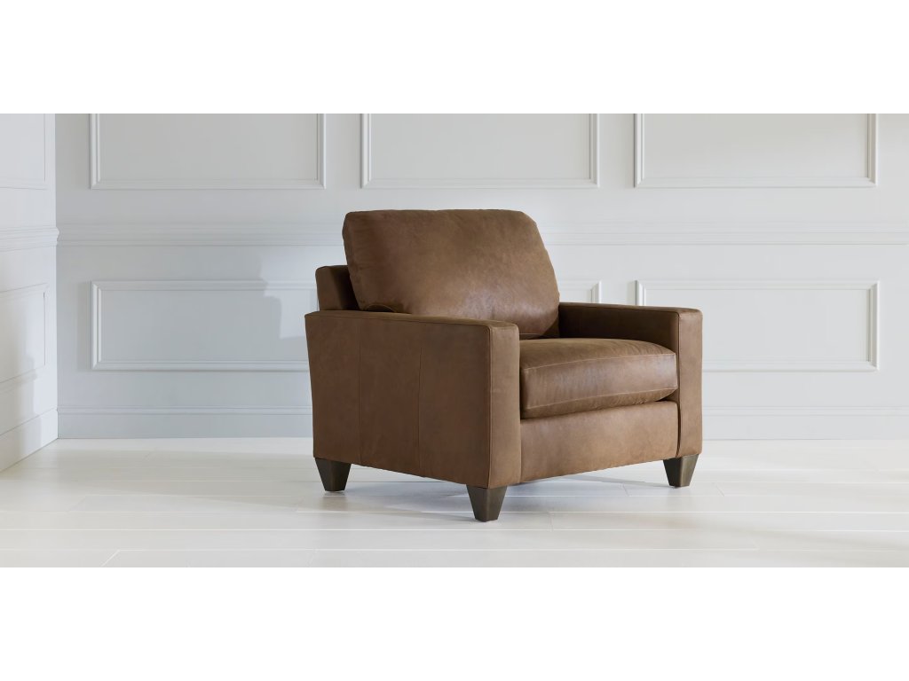 True Custom® Leather Track Arm Chair and a Half - image 2