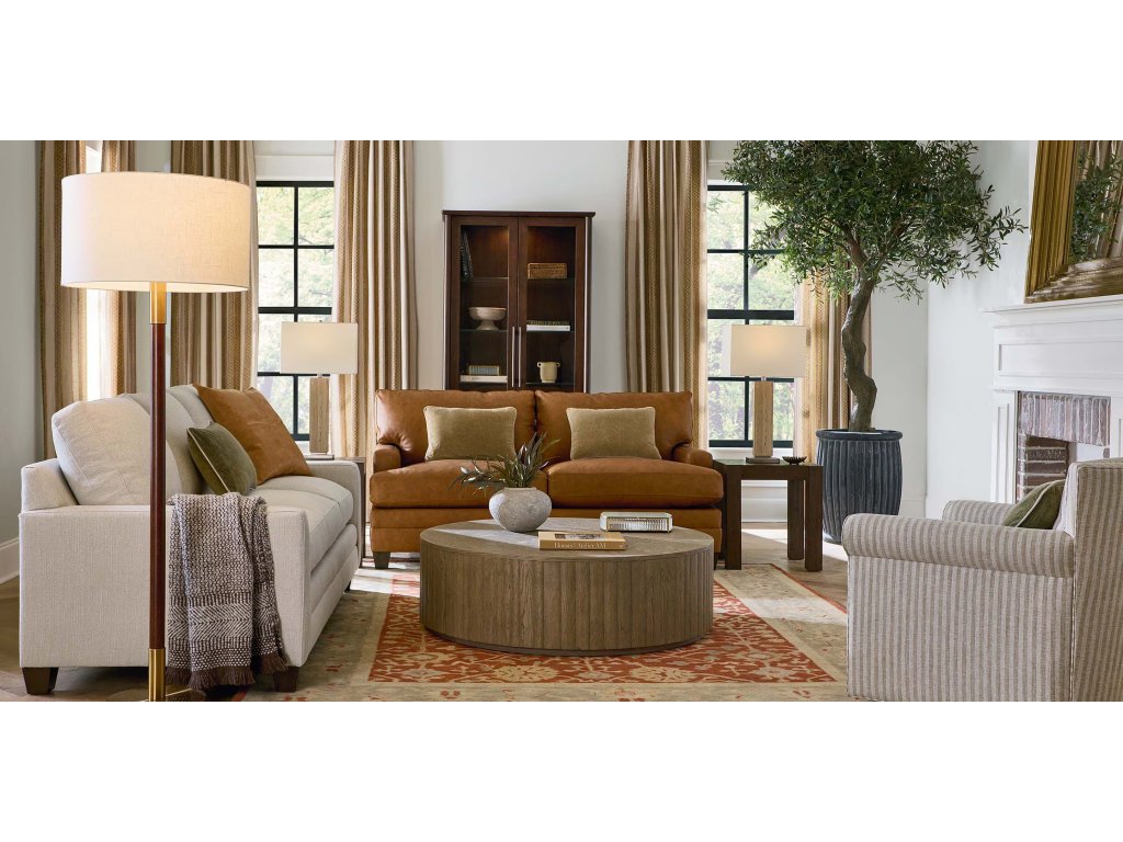 Andora Round Plinth Cocktail Table - image 1