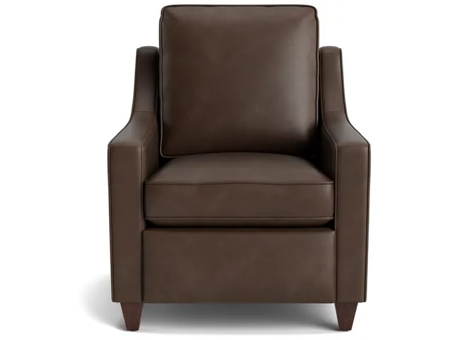 Magnificent Motion Leather Slope Arm Power Wall Recliner