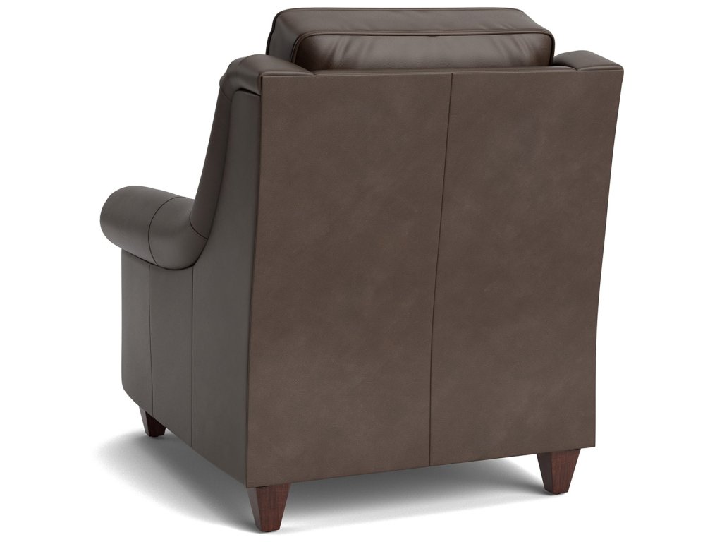 Magnificent Motion Leather Panel Arm Power Wall Recliner - image 4