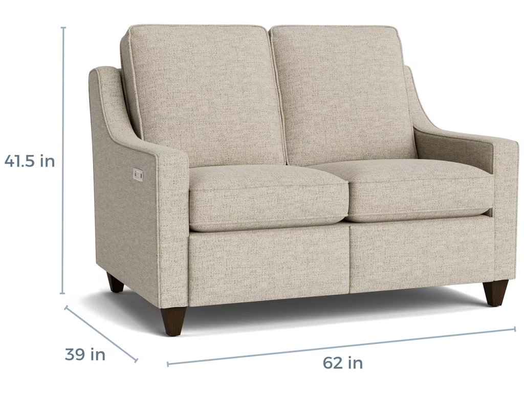 Magnificent Motion Slope Arm Reclining Loveseat - image 3
