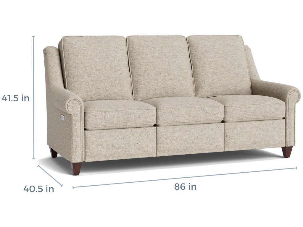 Magnificent Motion Panel Arm Reclining Sofa - image 3