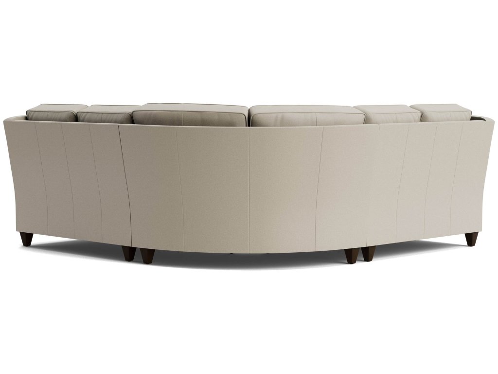 Magnificent Motion Leather Slope Arm Reclining Sectional - image 2