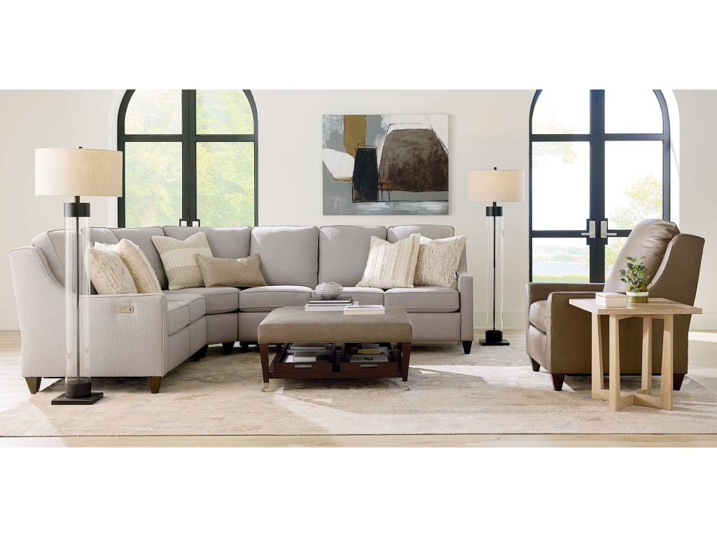 Magnificent Motion Slope Arm Reclining Sectional - image 3