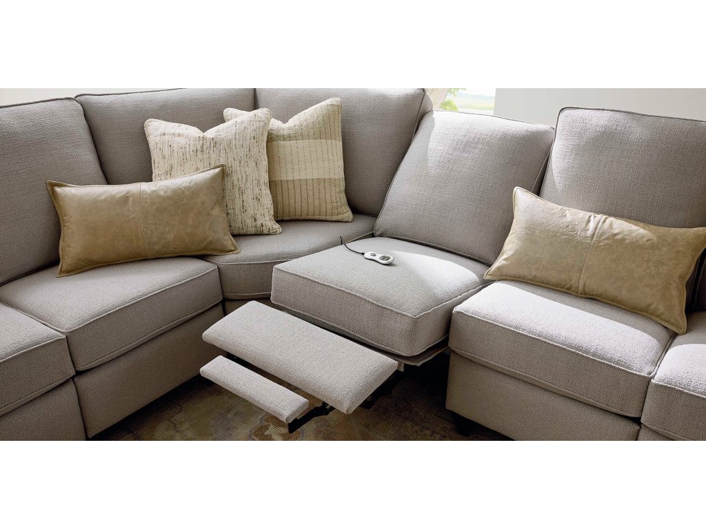 Magnificent Motion Slope Arm Reclining Sectional - image 5