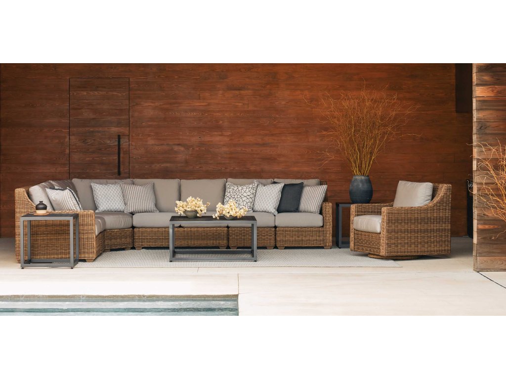 Oasis Outdoor Wicker Swivel Chair - image 2