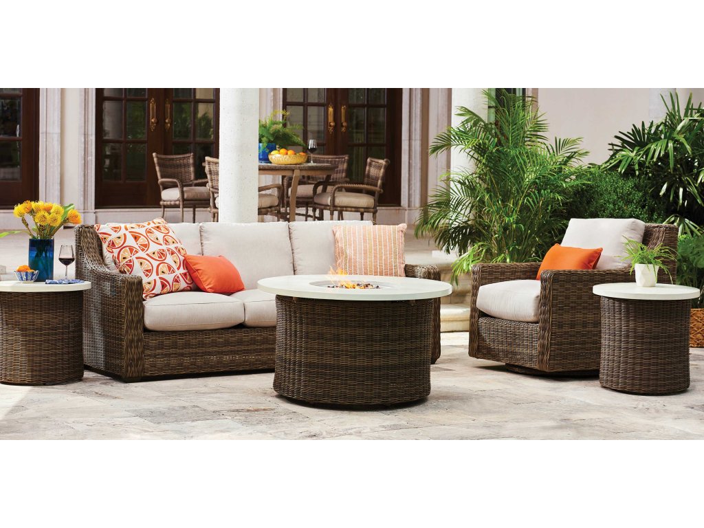 Oasis Outdoor Wicker Fire Pit - image 2