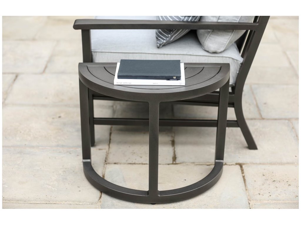 Contempo Outdoor Crescent End Table - image 1