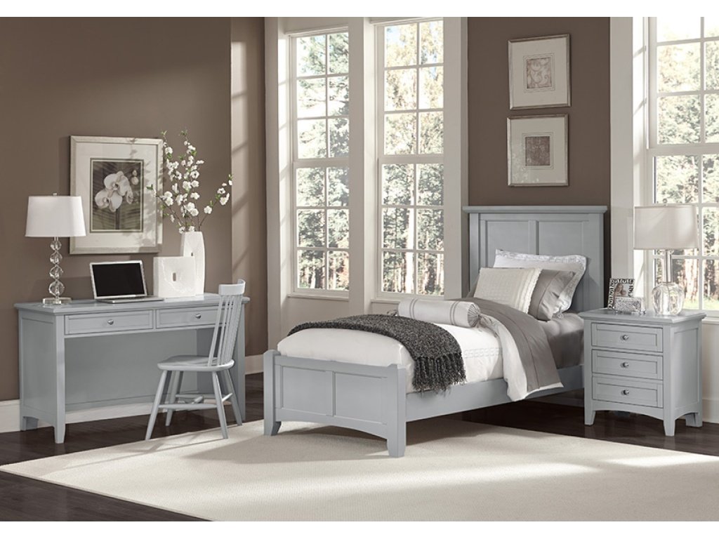 2-Drawer Laptop/Tablet Desk With Charging Station - image 2