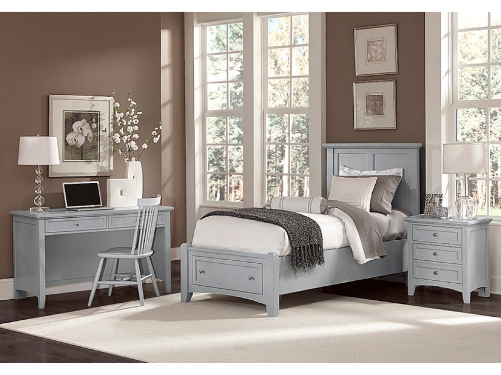 2-Drawer Laptop/Tablet Desk With Charging Station - image 3