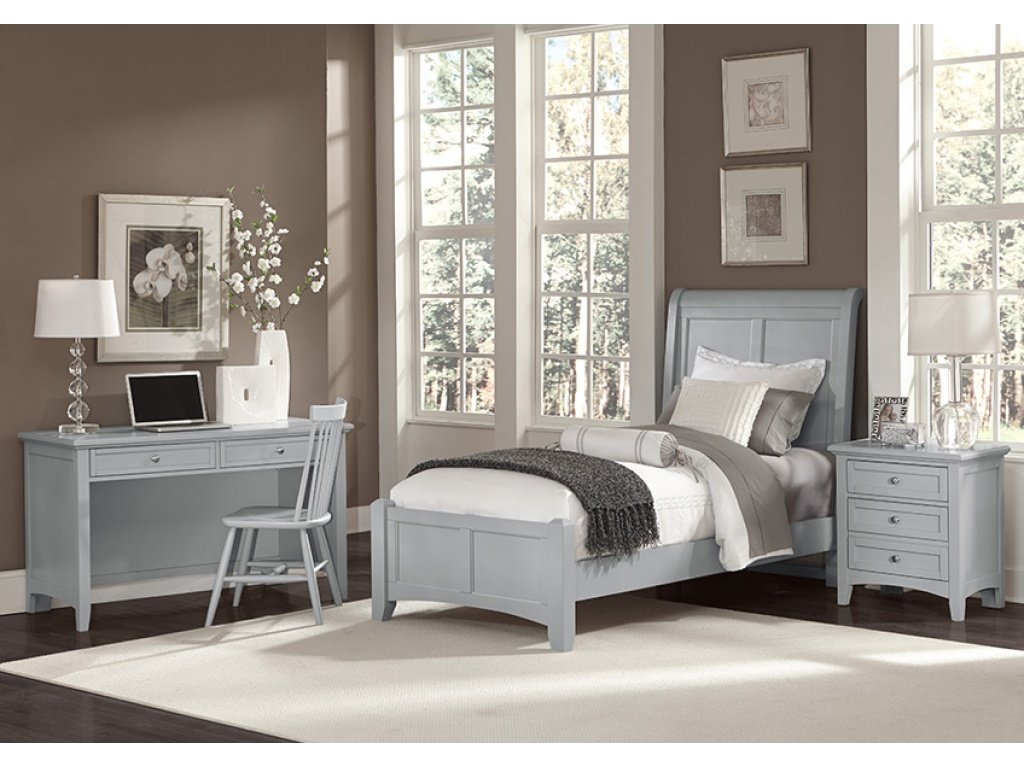 2-Drawer Laptop/Tablet Desk With Charging Station - image 4