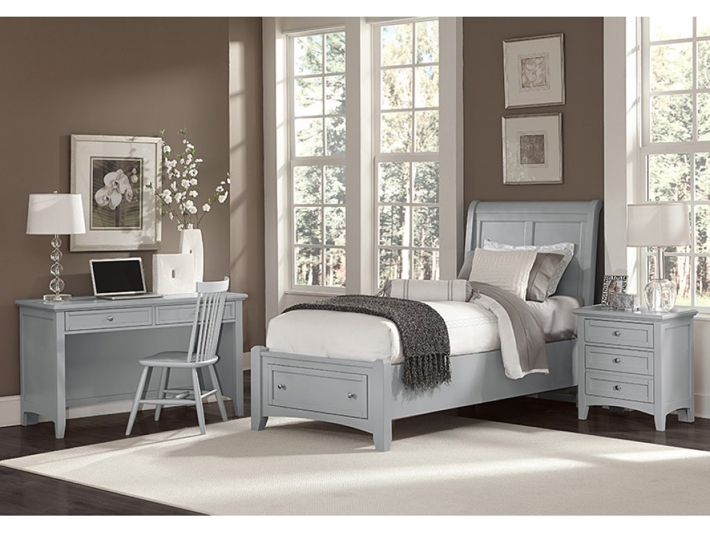 2-Drawer Laptop/Tablet Desk With Charging Station - image 5