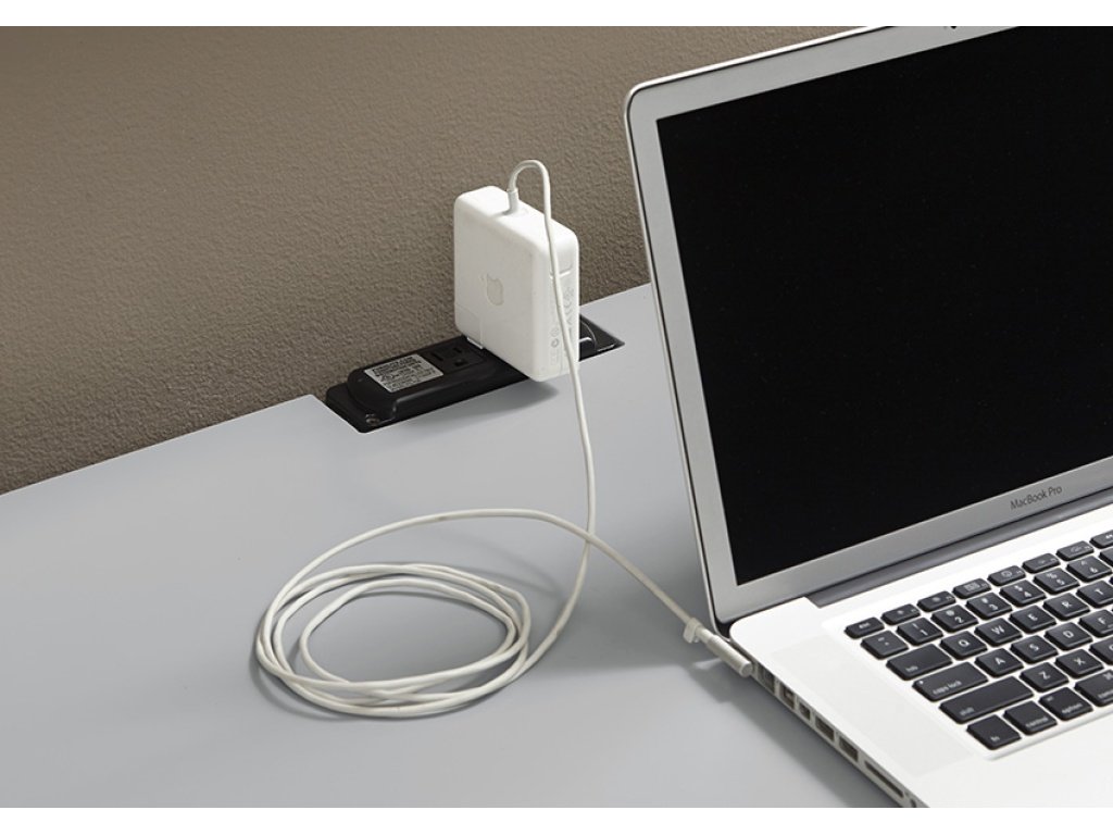 2-Drawer Laptop/Tablet Desk With Charging Station - image 1
