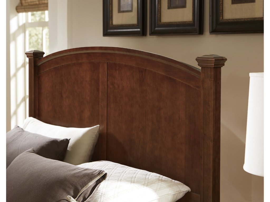 Queen & King Poster Bed - Cherry Finish - image 1