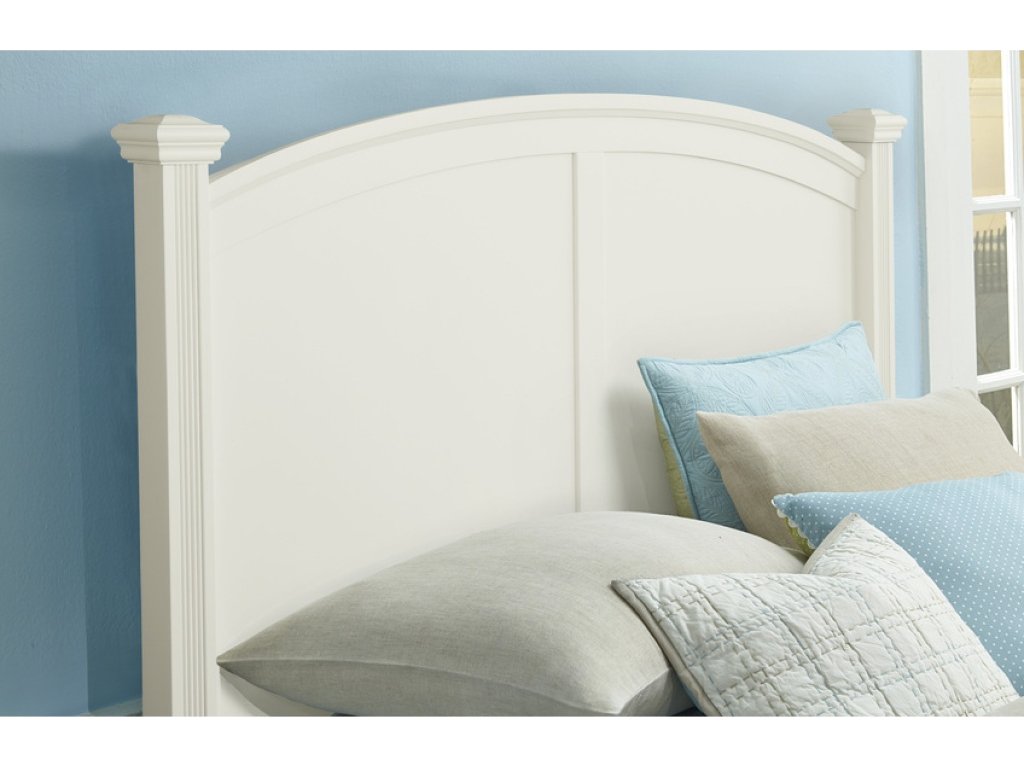 Queen & King Poster Bed - White Finish - image 1