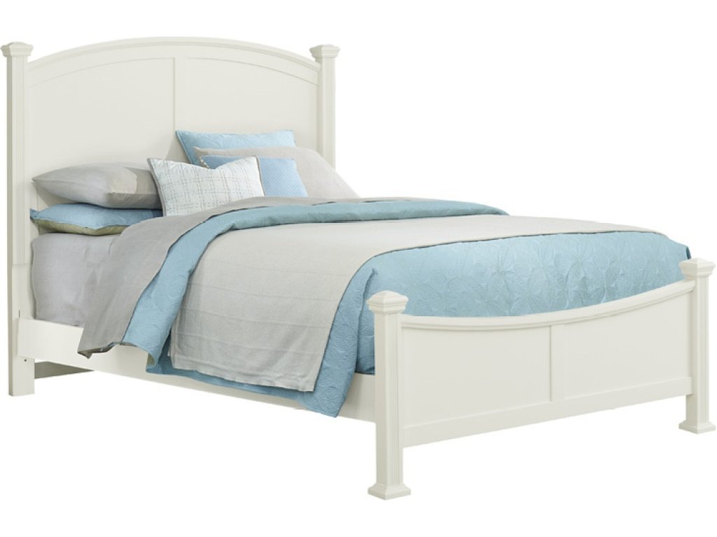 Queen & King Poster Bed - White Finish - main image