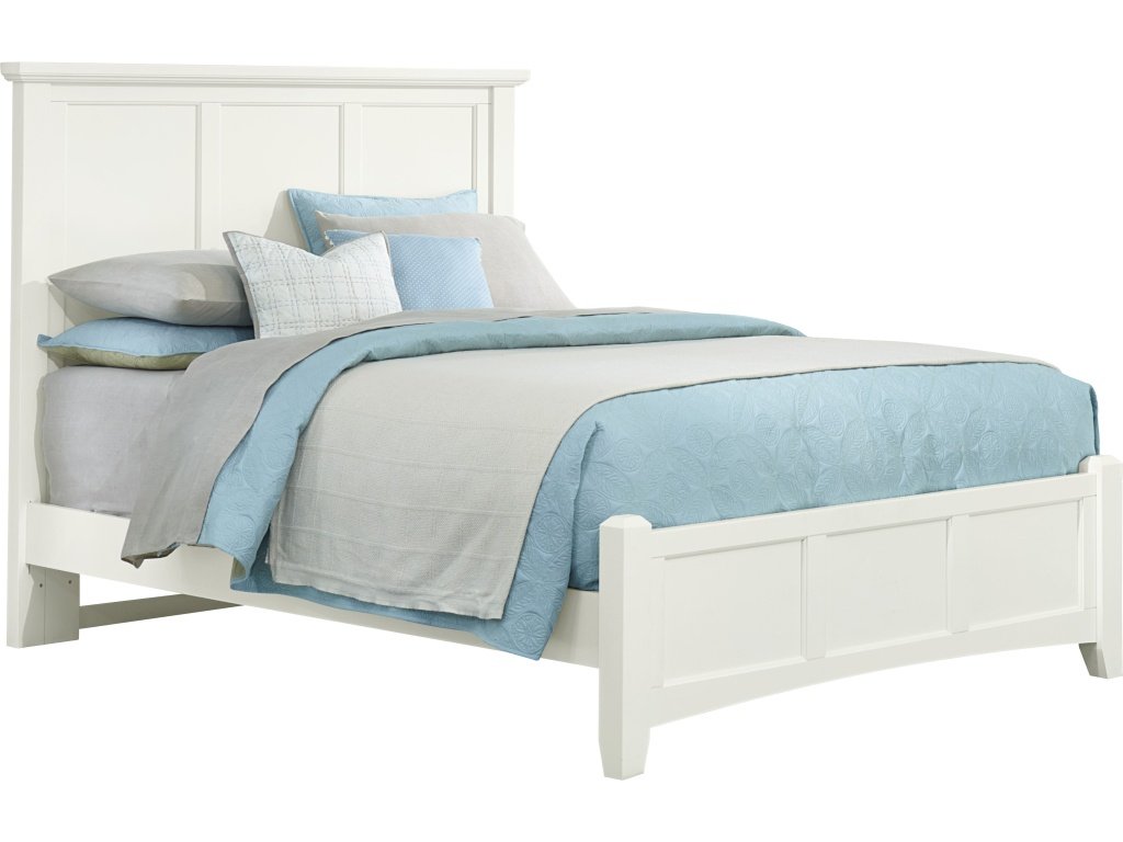 Full, Queen & King Mansion Bed - White Finish - main image