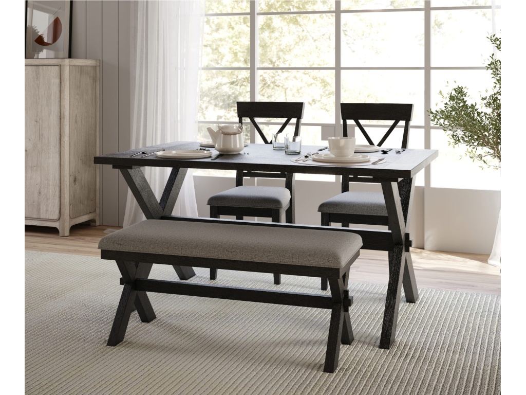 Beauvoir Rectangular Wood Dining Table in Deep Almond - main image