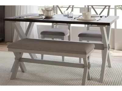 Beauvoir Rectangular Wood Dining Table in Honey Buns