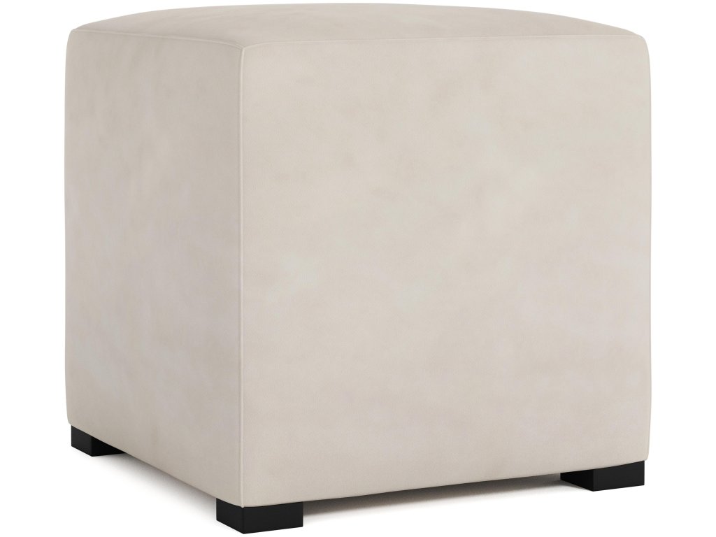 Casale Leather Ottoman - main image