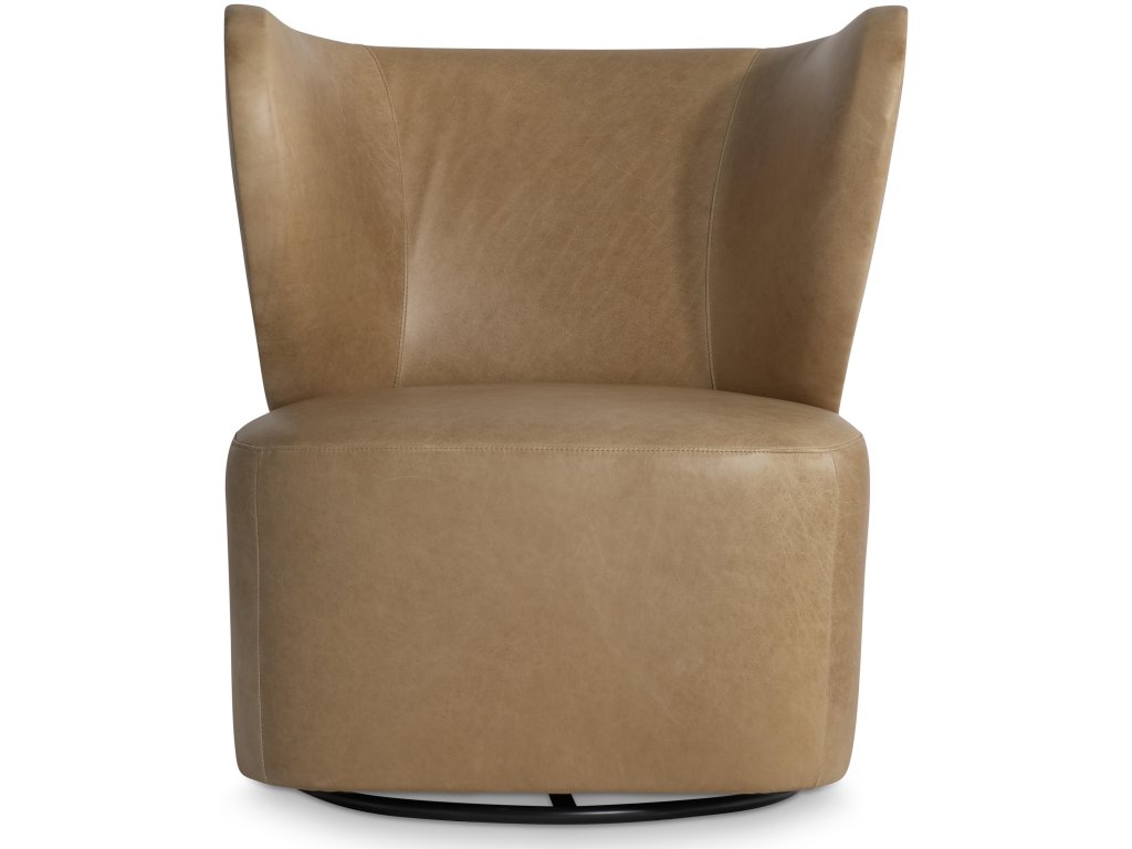 Oliver Leather Swivel Chair - image 1