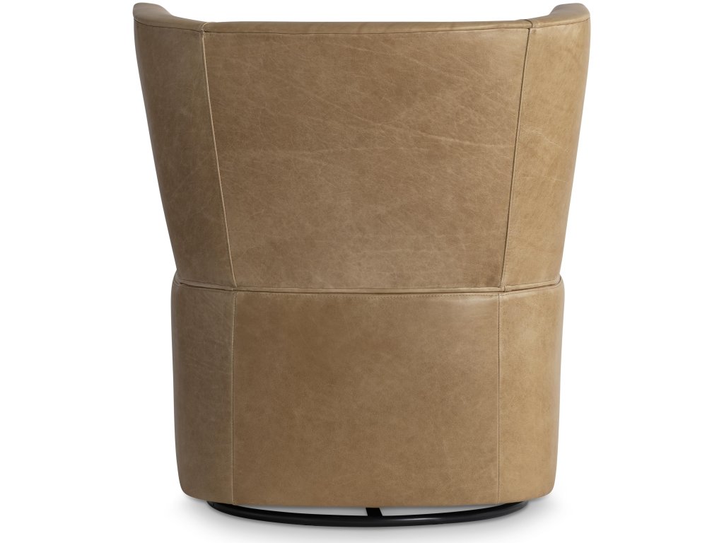 Oliver Leather Swivel Chair - image 3