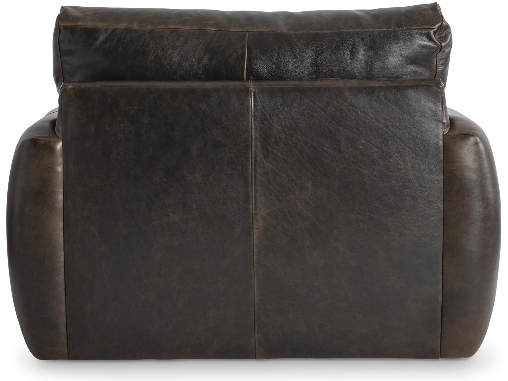 Cameron Leather Swivel Chair - image 3
