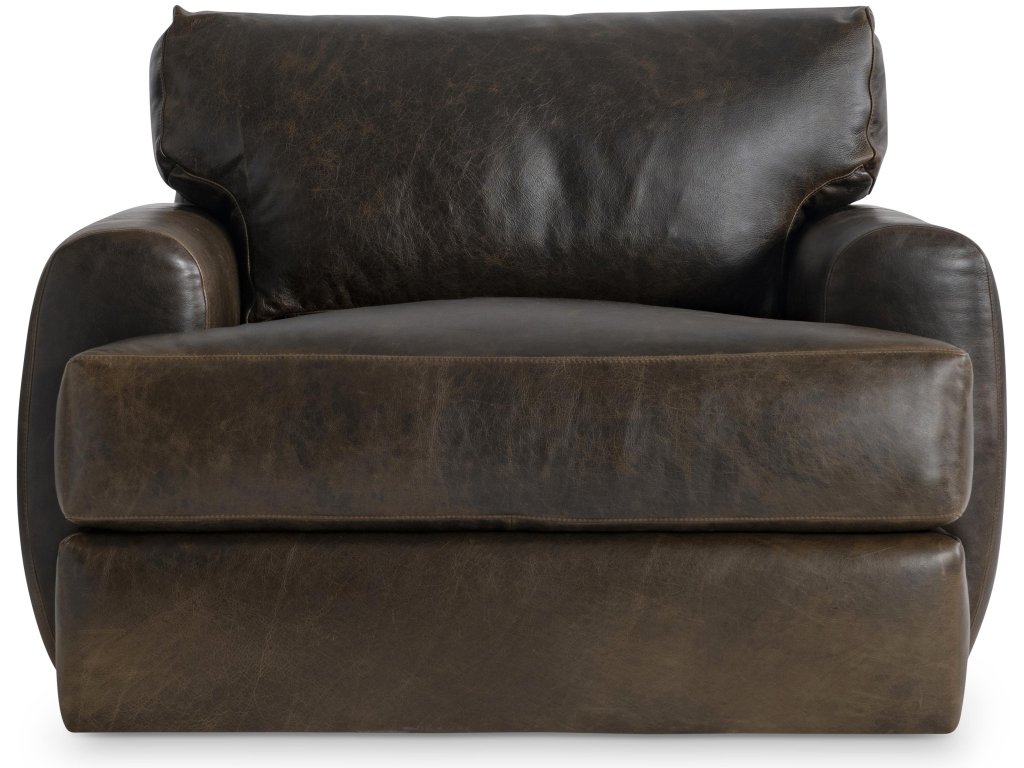 Cameron Leather Swivel Chair - image 6