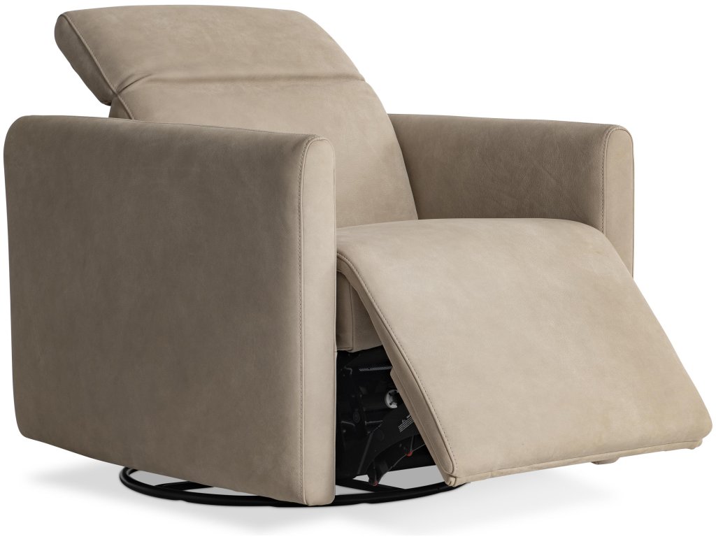 Livvy Leather Power Motion Swivel Chair - image 1