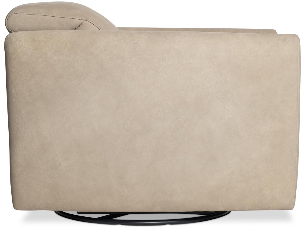 Livvy Leather Power Motion Swivel Chair - image 3