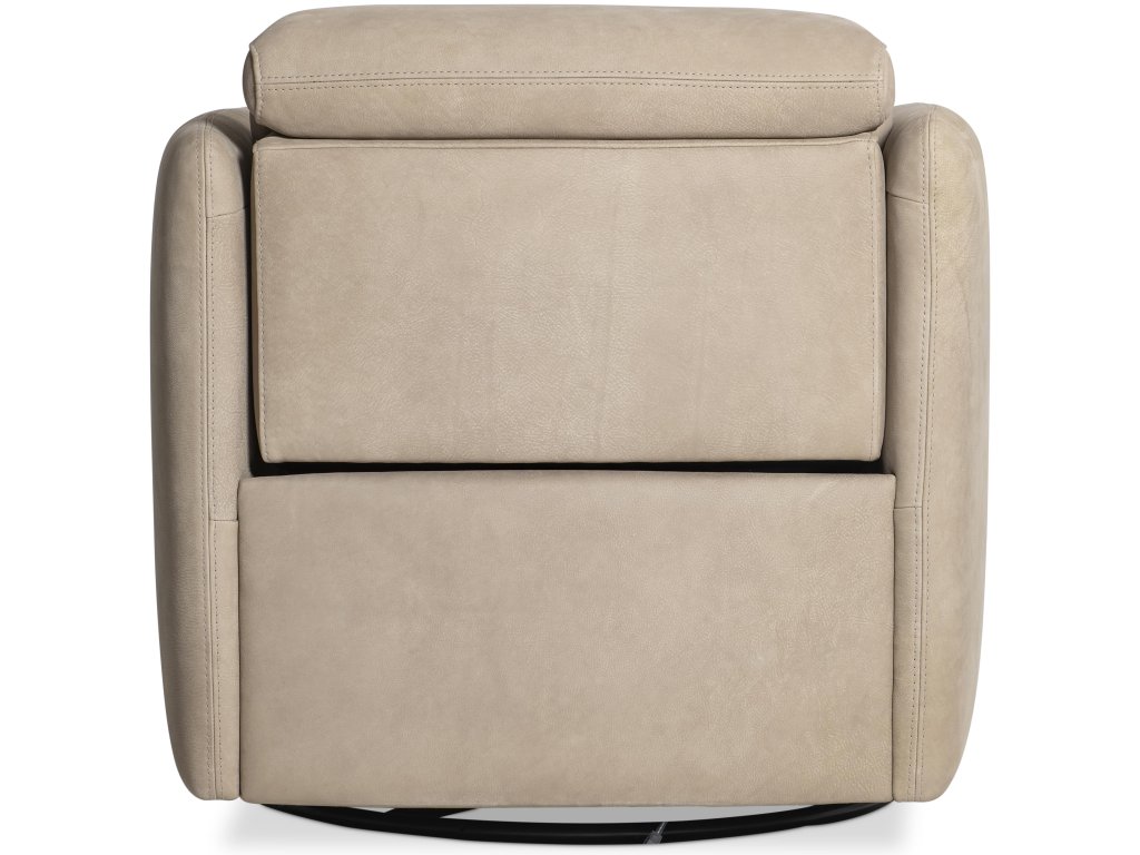 Livvy Leather Power Motion Swivel Chair - image 5