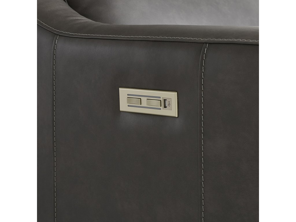 Germain Leather Power Motion Chair - image 6