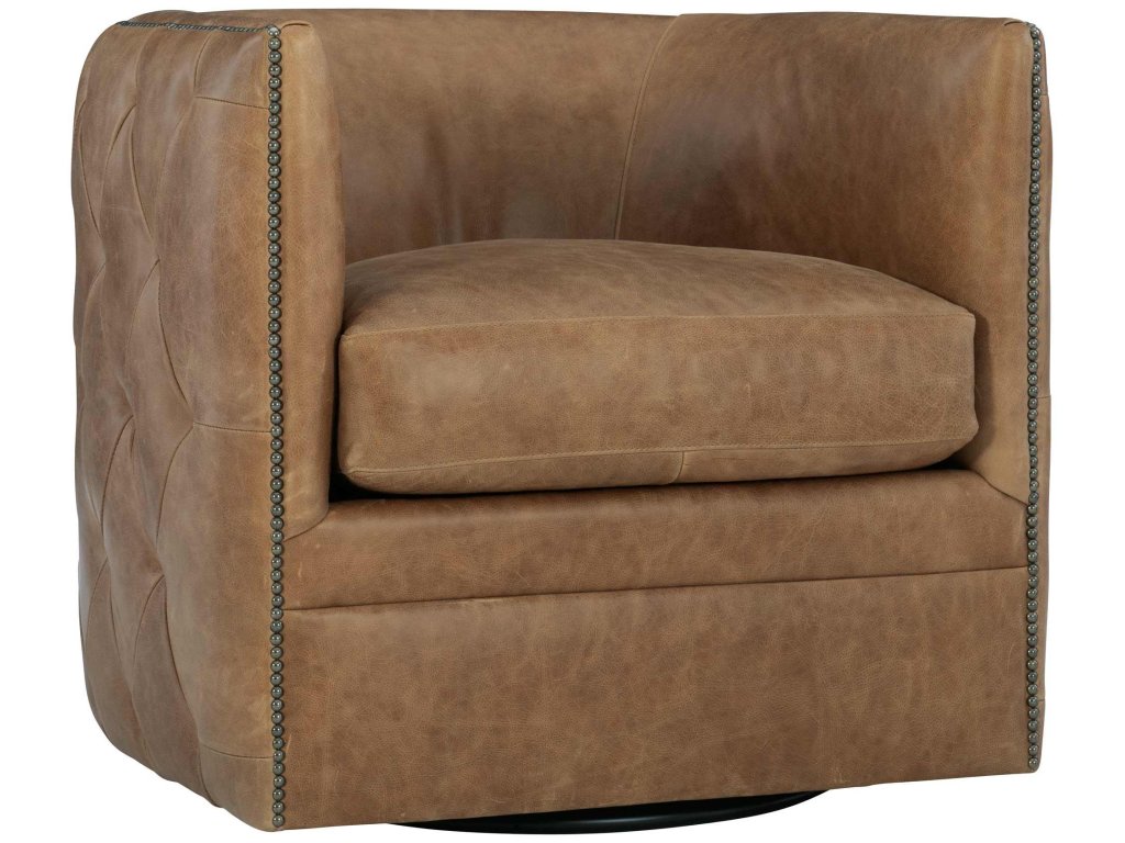 Palazzo Leather Swivel Chair - main image