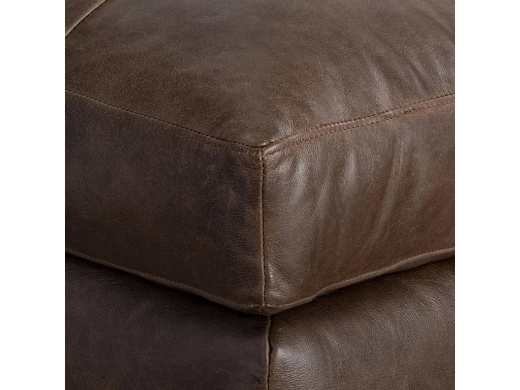 Nest Leather Ottoman - image 5
