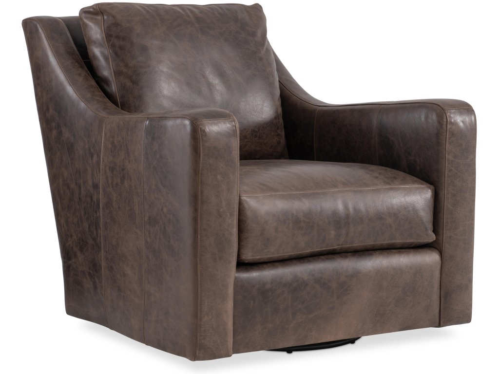 Ventura Leather Swivel Chair - main image