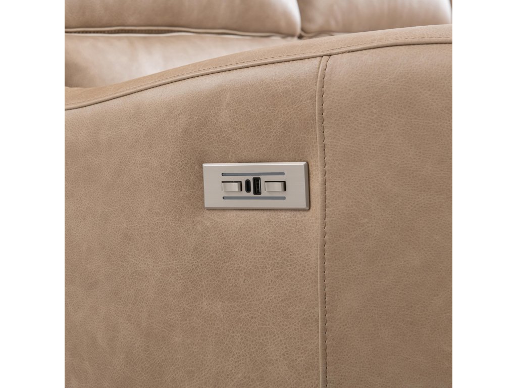Ventura Leather Power Motion Sofa - image 8