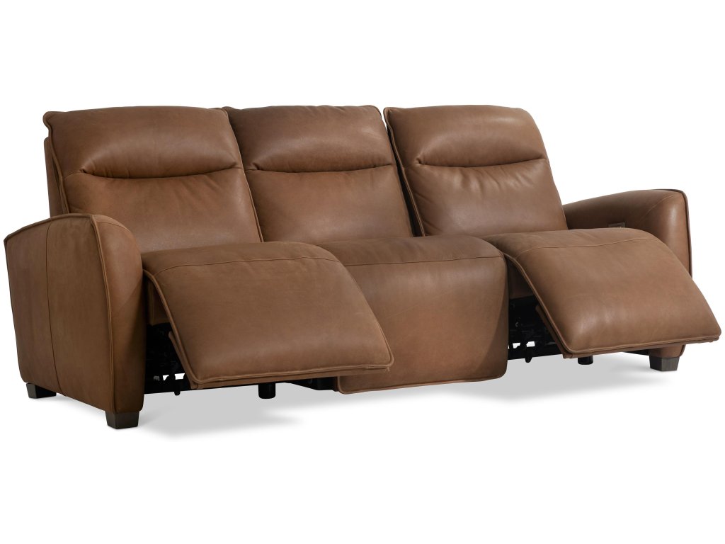 Sorrento Leather Power Motion Sofa - image 1