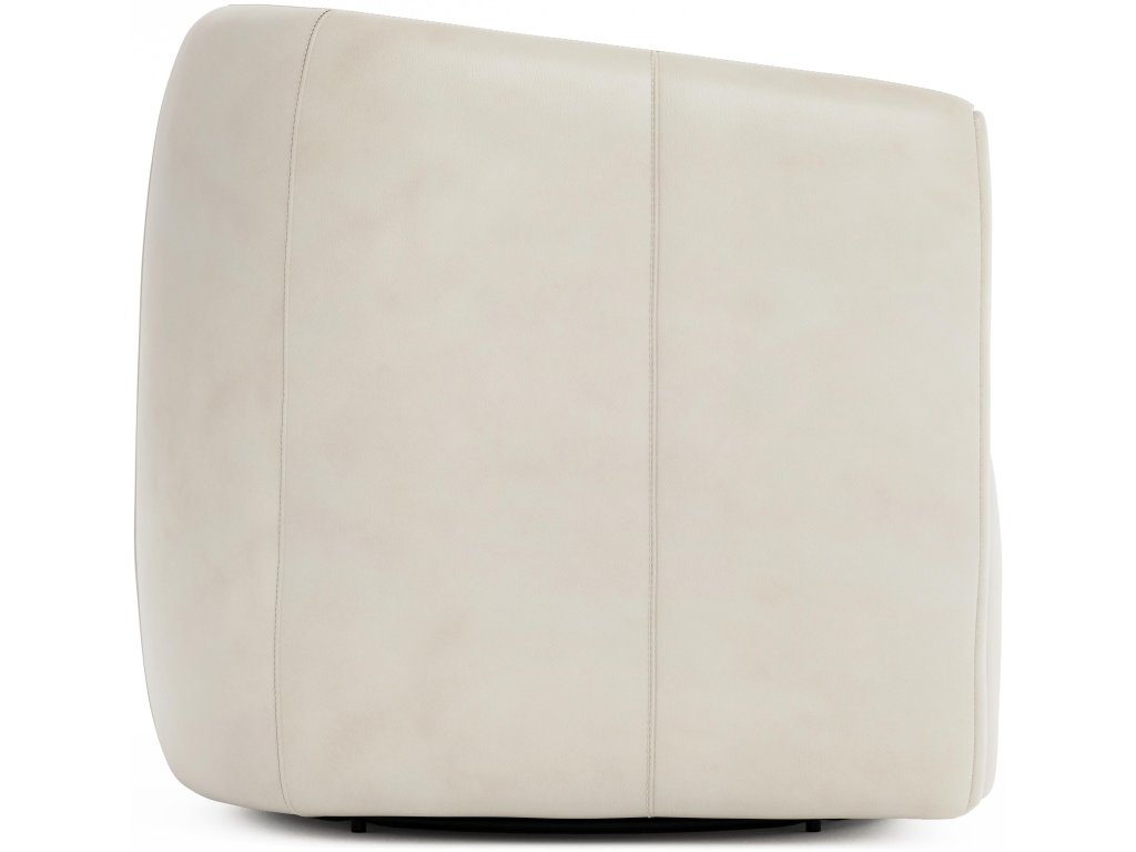 Aline Leather Swivel Chair - image 1