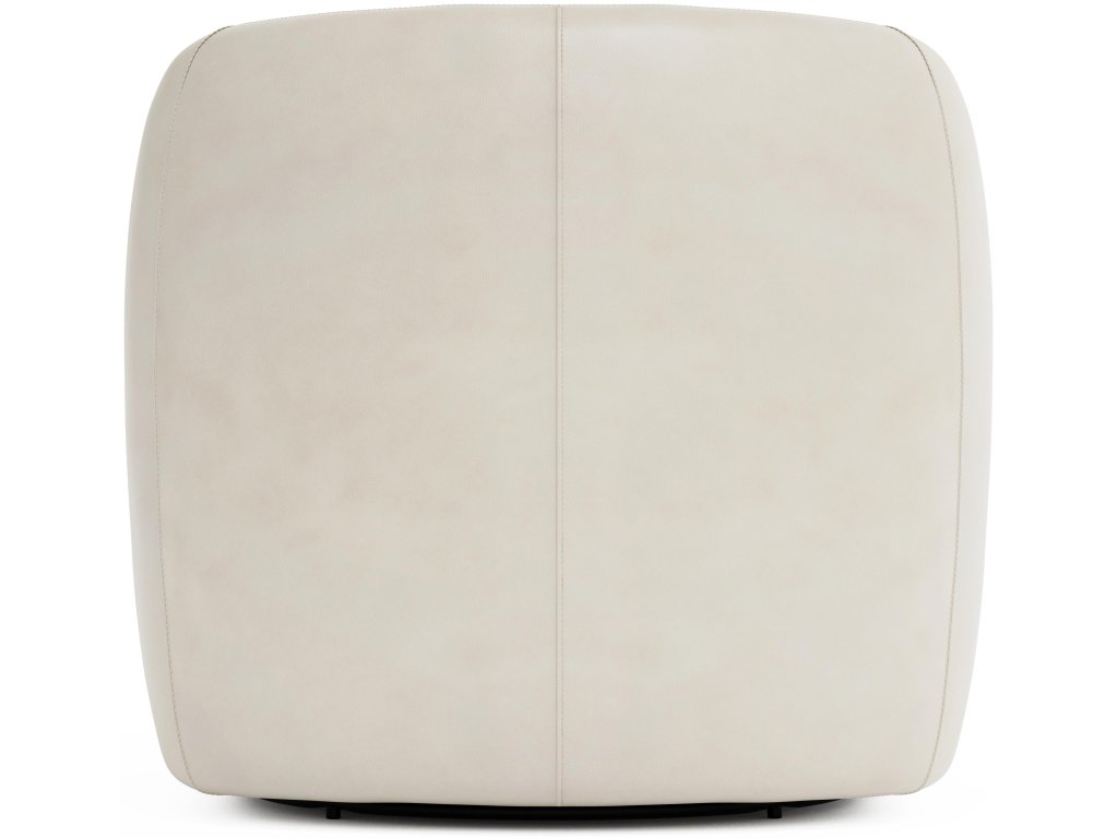 Aline Leather Swivel Chair - image 3