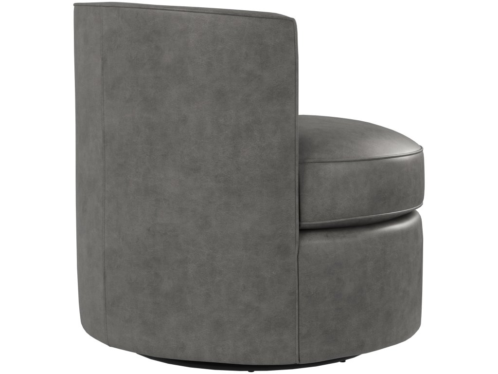 Fleur Leather Swivel Chair - image 1