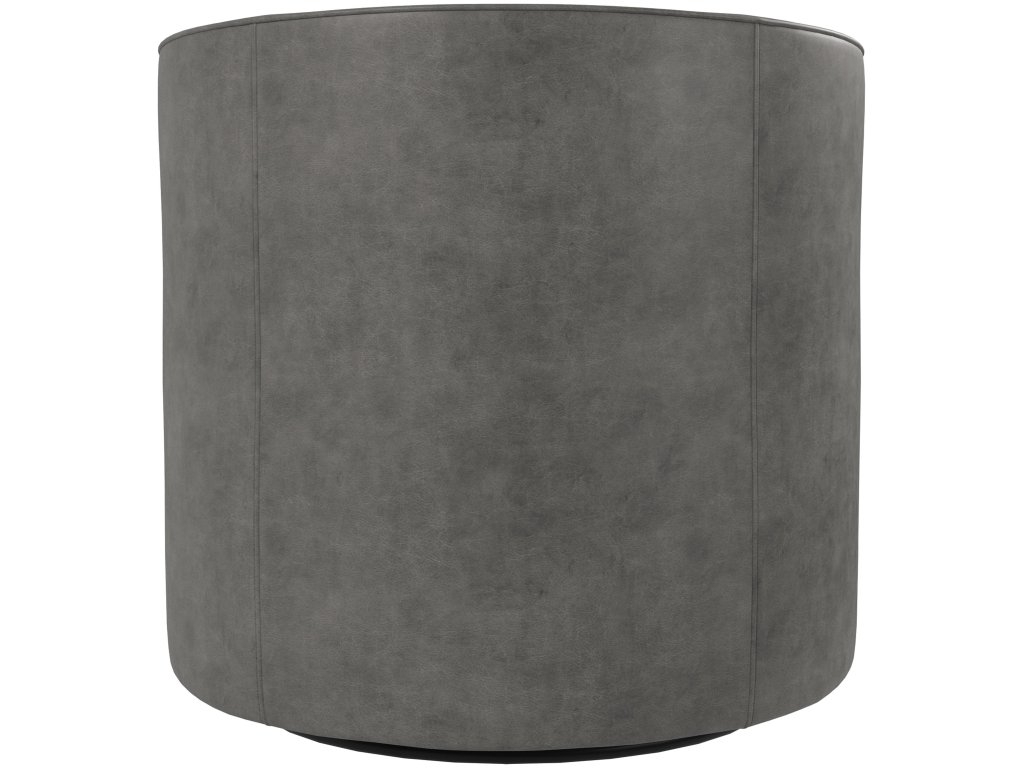 Fleur Leather Swivel Chair - image 3