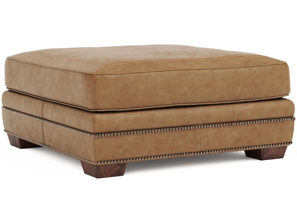 Grandview Leather Ottoman - main image