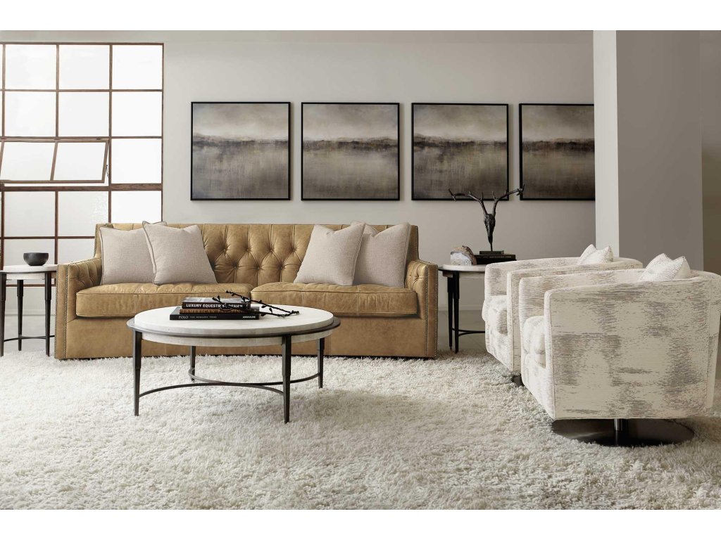 Candace Leather Sofa - image 2