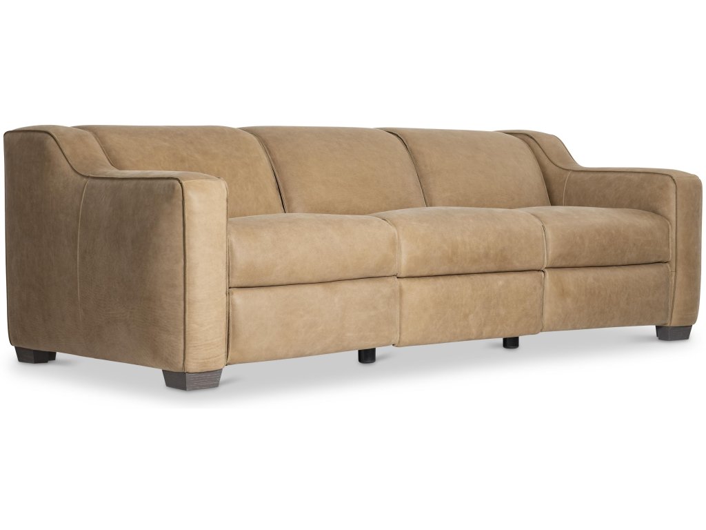 Flynn Leather Power Motion Sofa - main image